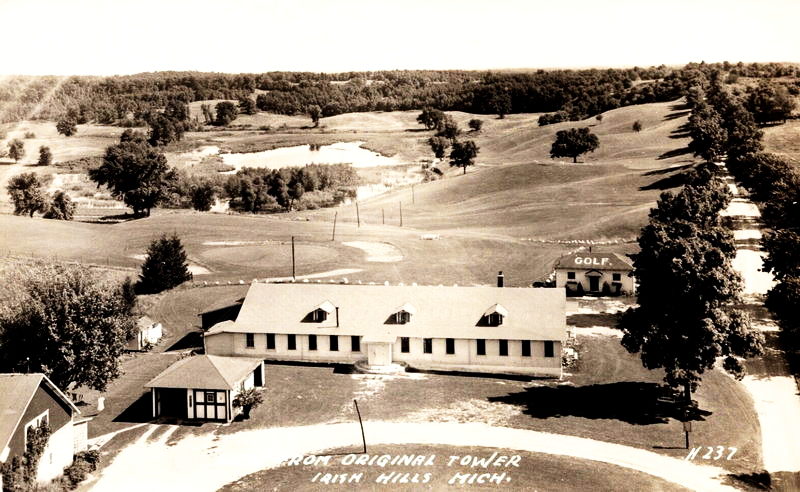 Gauci Golf Resort (Irish Hills Golf Club) - Vintage Postcard (newer photo)
